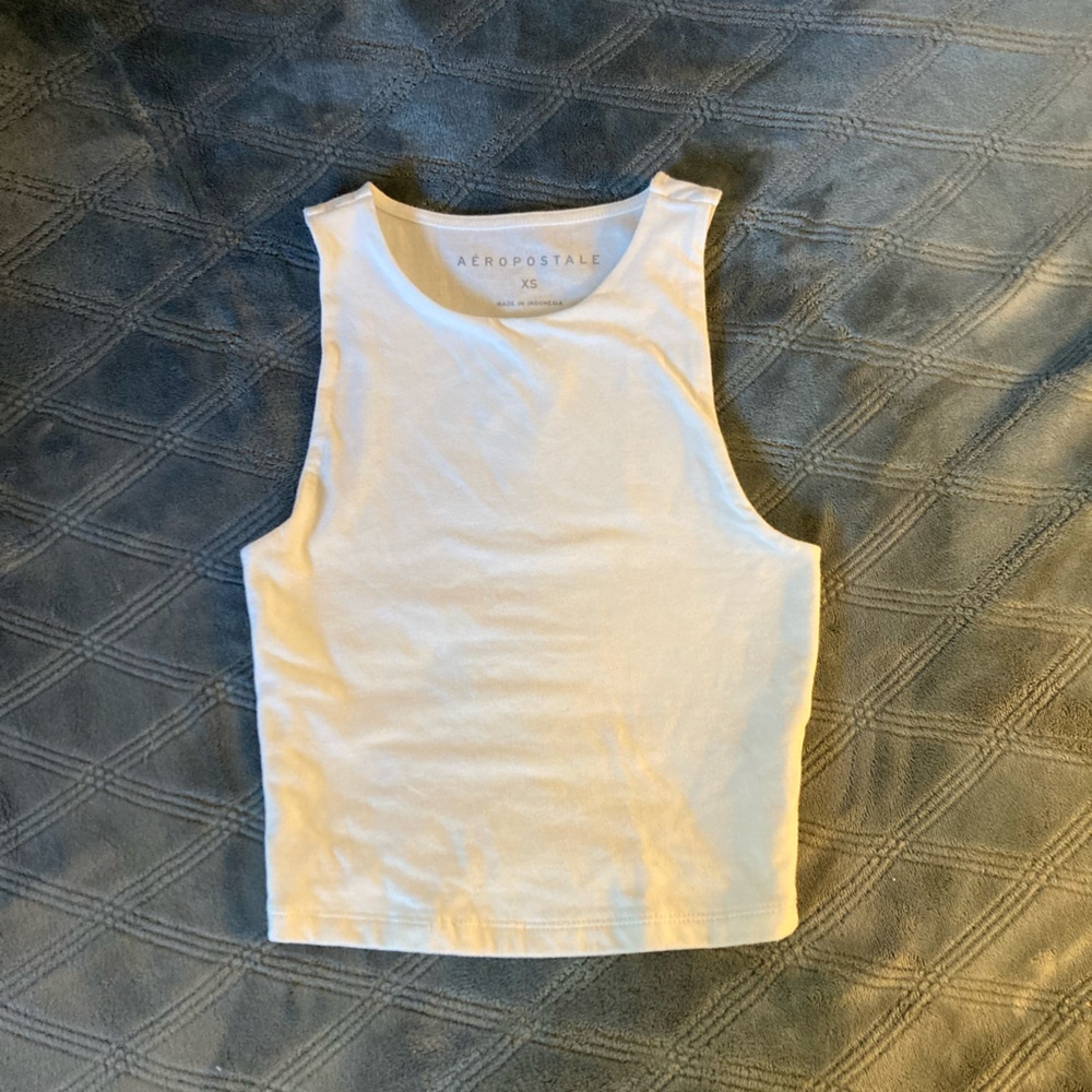 Aeropostale High-Neck Cropped Tank